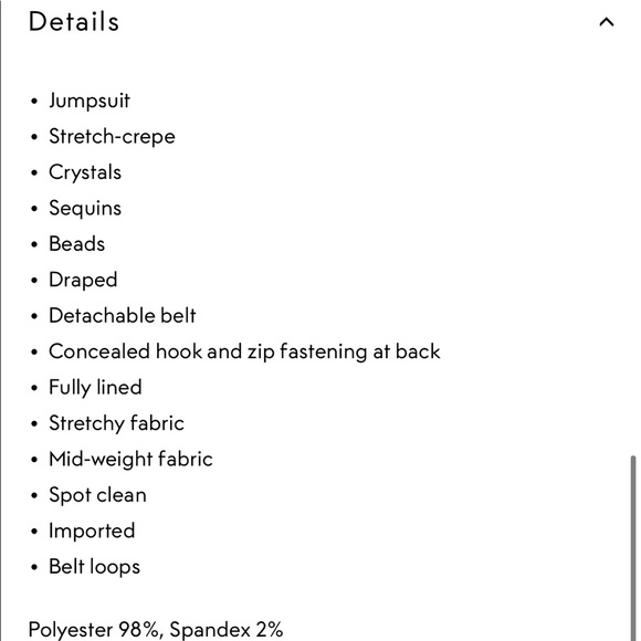 BADGLEY MISCHKA Embellished draped  jumpsuit - Picture 10 of 10